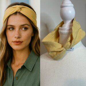 NWT Aerie Yellow Twist Headband